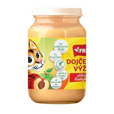 Baby food peach-apple (Presnidavka broskev s jablkem)