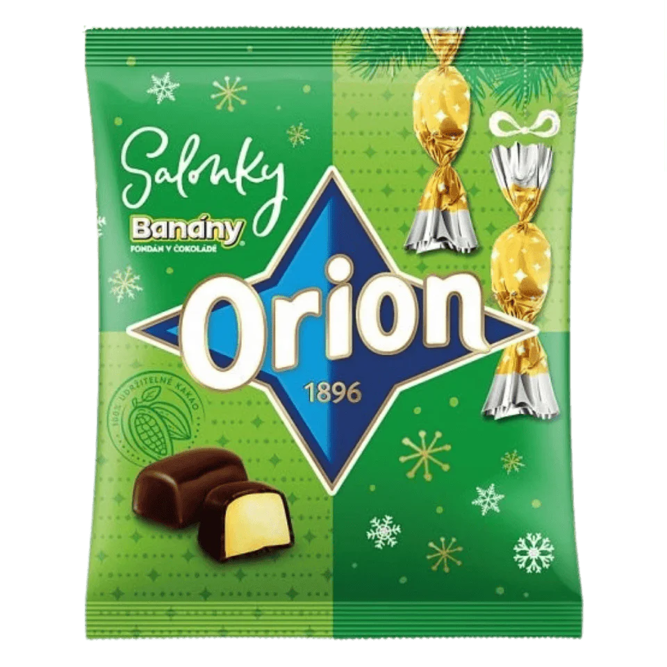 Salonky Orion Banany Christmas Collection 340g