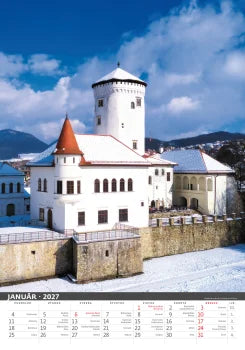 Slovensko wall calendar SK 2027