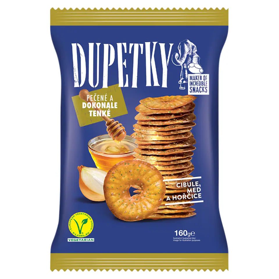 Dupetky Onion, Honey & Mustard 160g