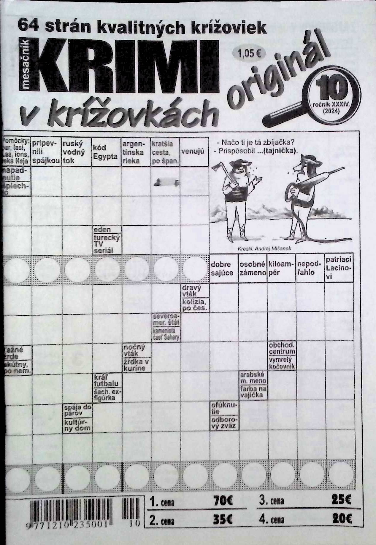 Krimi v krizovkach 10/2024