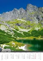 Tatry wall calendar SK