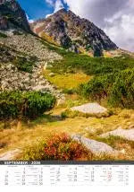Tatry wall calendar SK