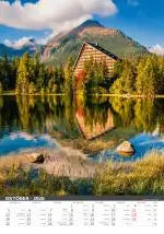 Tatry wall calendar SK