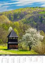 Slovensko wall calendar SK