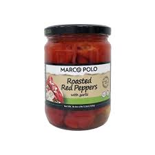 Roasted Red Peppers with garlic Marco Polo