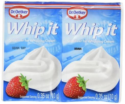 Dr. Oetker Whip It Stabilizer for Whipping Cream 2x10g