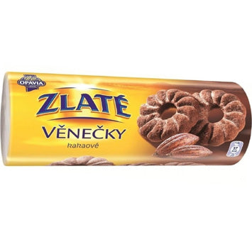 Opavia Zlate Venecky Cocoa (ring-shaped cocoa biscuits)