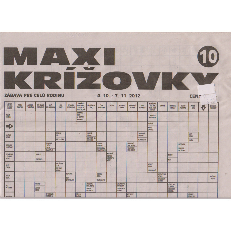 Krizovky - Maxi krizovky - 6 month subscription