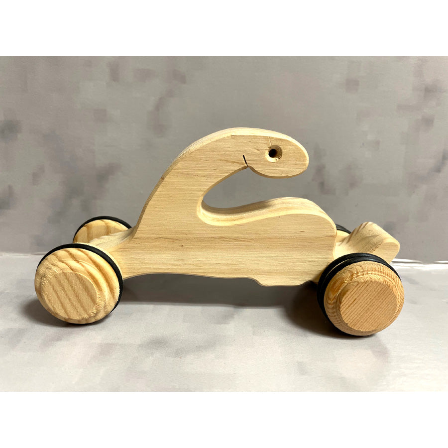 Brontosaurus on wheels