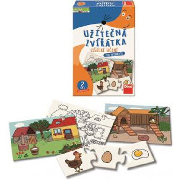 Fox learning - Useful animals 2 games with English 3+