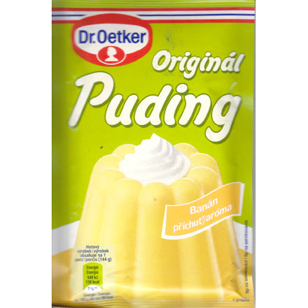 Pudding banana Dr. Oetker (Bananovy puding)
