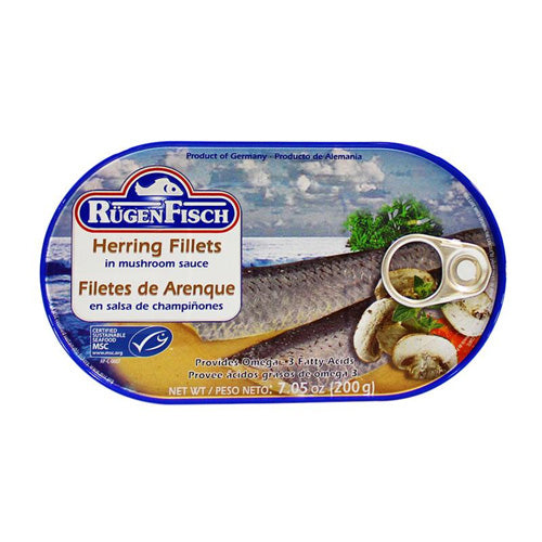 Herring Fillets in Mushroom Sauce #3