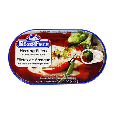 Herring Fillets in hot tomato sauce # 8