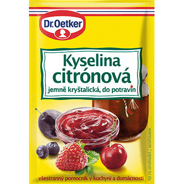 Citric acid Dr. Oetker 20g (Kyselina citronova)