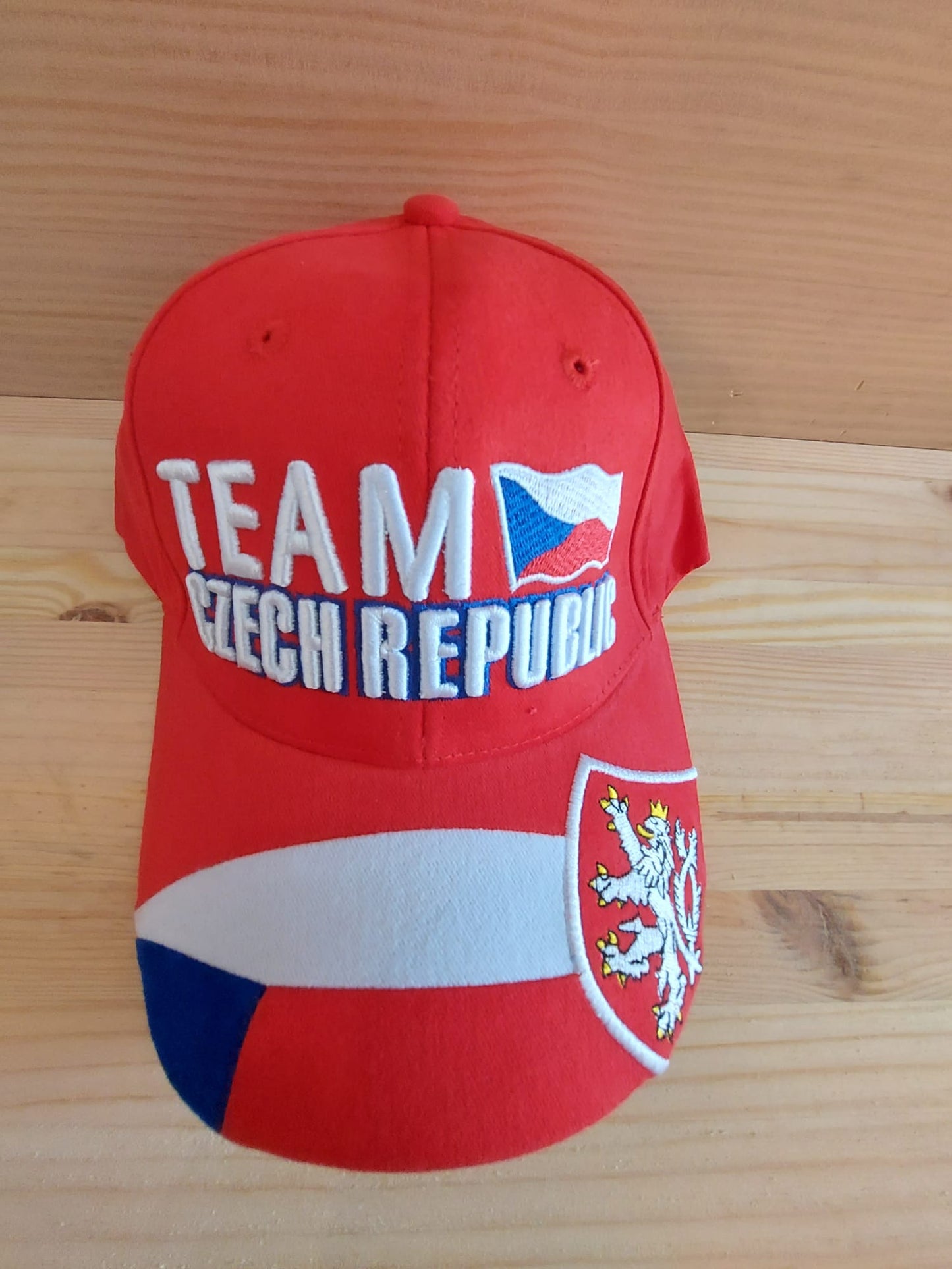 Baseball Hat Team Czech Republic Red