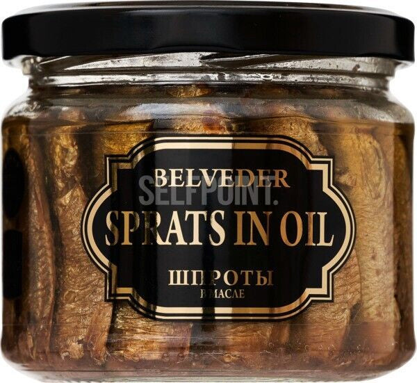 Sprats in Oil Belveder - product of Latvia
