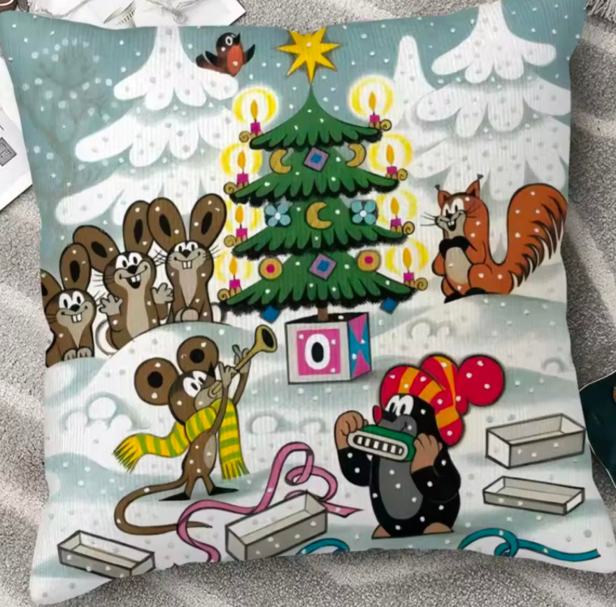 Pillow Little Mole Christmas (Krtek a vanoce)