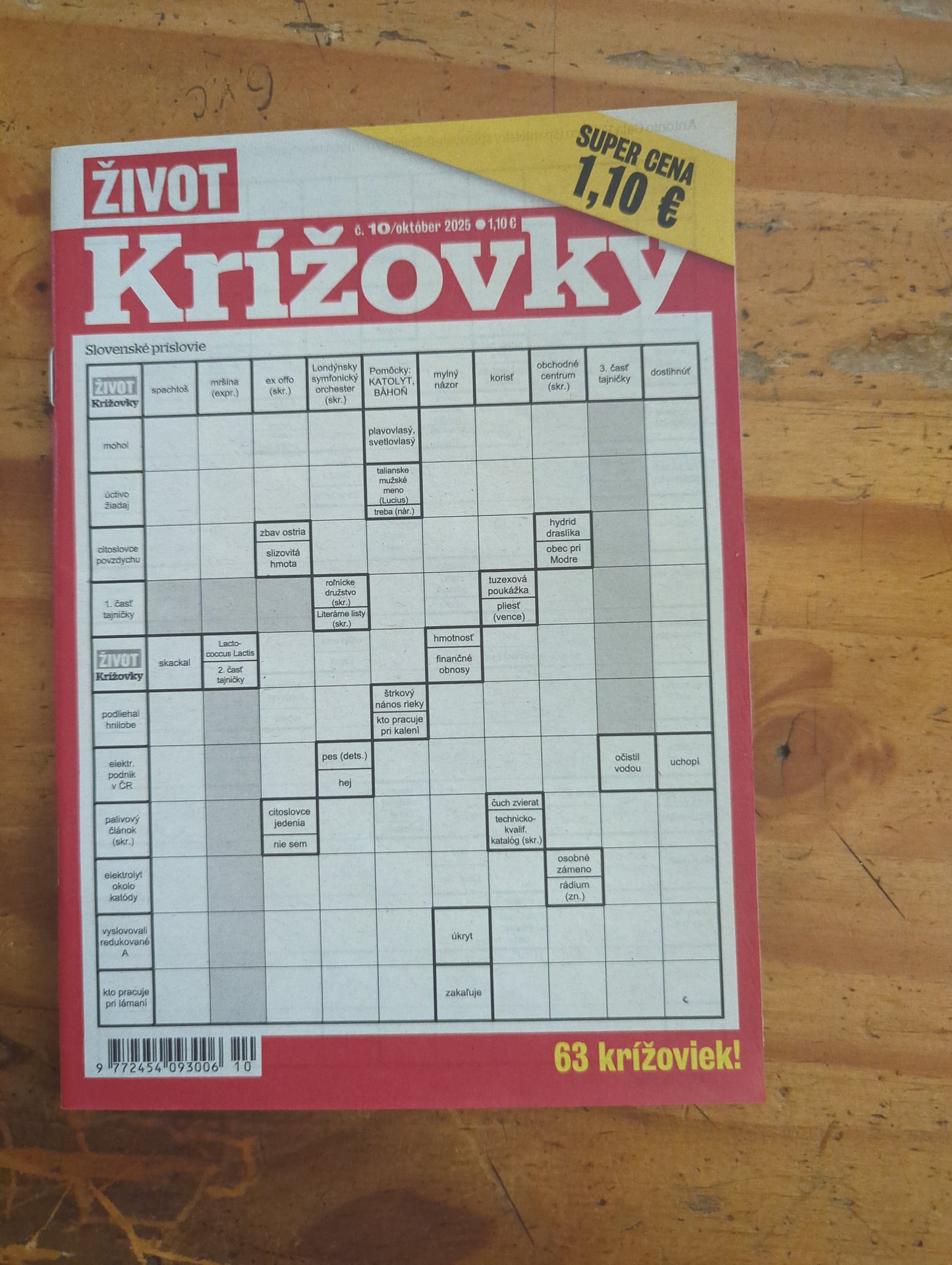 Život křížovky 10/2025