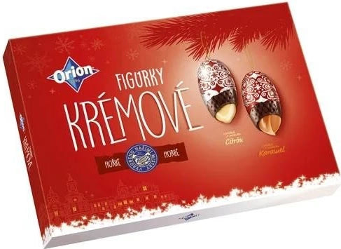 Figurky kremove horke/Truffle Candy with Cream Filling in Dark Chocolate 333g
