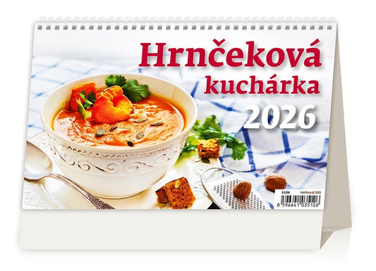 Hrncekova kucharka table calendar SK