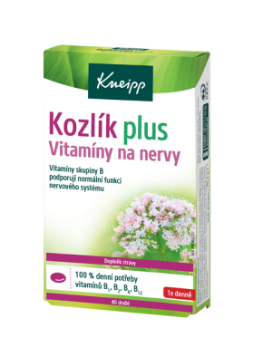 Kozlik Plus Vitaminy na nervy (Valerian Root + B Vitamins)