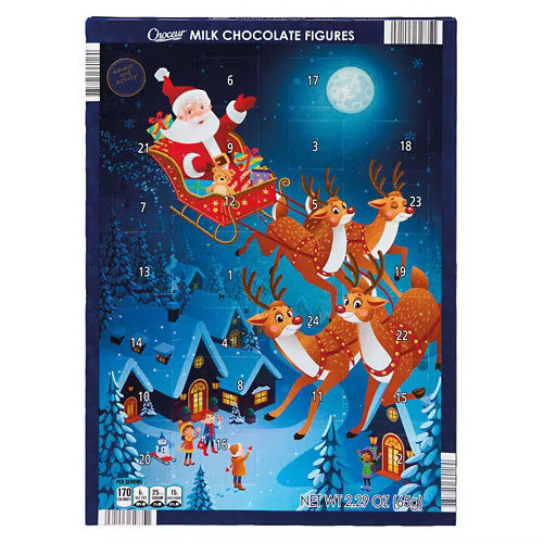 Advent Calendar Milk Chocolate Choceur Blue
