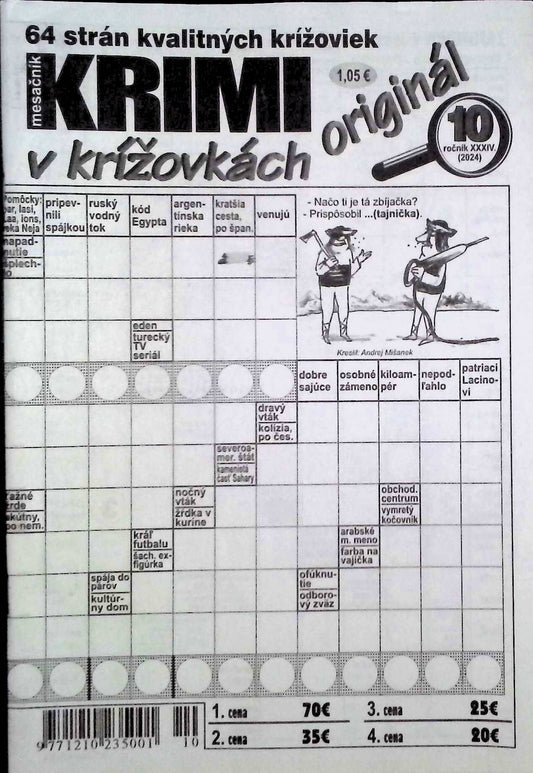 Krimi v krizovkach 10/2024
