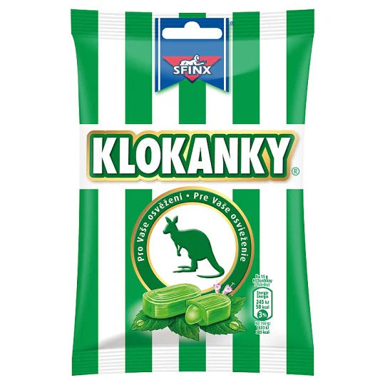 Klokanky menthol candy