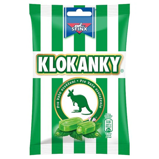Klokanky menthol candy