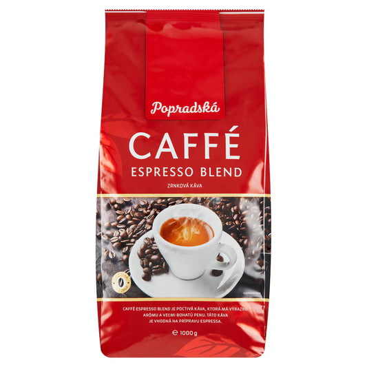 Caffe Espresso Blend (Kava) Popradska whole bean 1 kg!