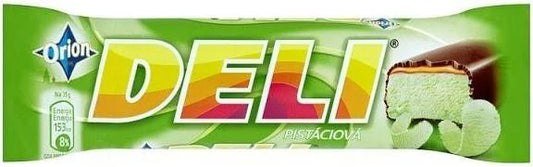 Deli chocolate bar with pistachios