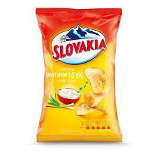Slovakia chips cream cheese scallion 130g (smotanovy syr a jarna cibulka)