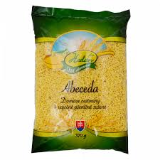 Egg pasta alphabet (Abeceda vajecne testoviny)