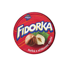Fidorka hazelnut in dark chocolate - red
