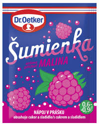 Effervescent powder drink (sumienka) - rasberry