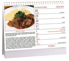 Ceska kuchyne 2027 table calendar (stolni kalendar CZ)