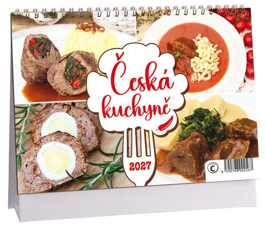Ceska kuchyne 2027 table calendar (stolni kalendar CZ)