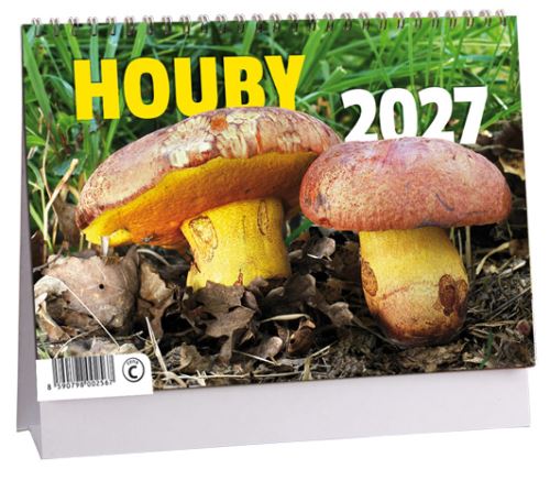 Houby 2027 table calendar (stolni kalendar CZ)