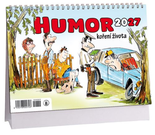 Humor Koreni Zivota 2027 table calendar (stolni kalendar CZ)