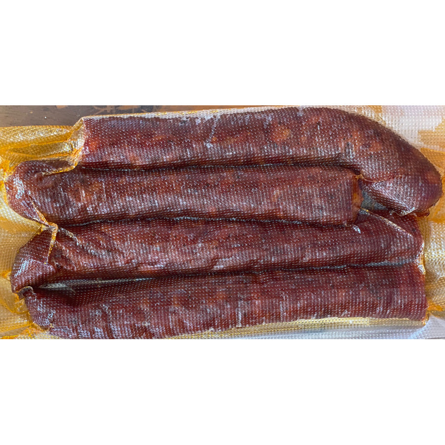 Hungarian sausage (klobasa) hot vacuum wrapped PRICE PER 1 PAIR! (Cut)