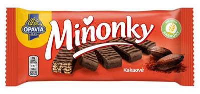 Minonky - cocoa wafers in dark chocolate