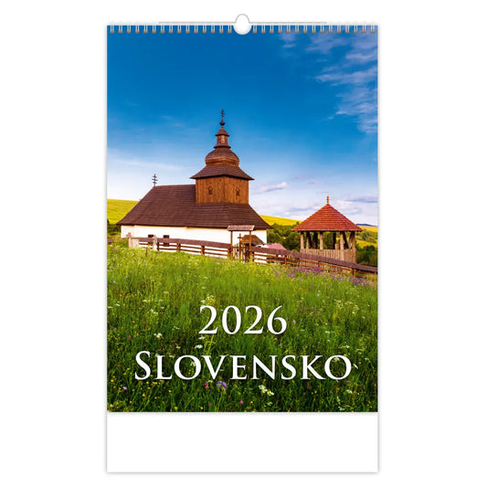 Slovensko wall calendar SK