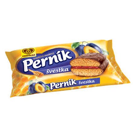 Gingerbread (Pernik) with plum jam filling