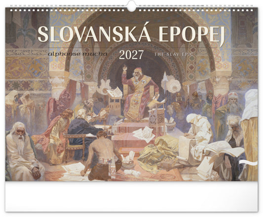 Slovanska Epopej - The Slav Epic – Alphonse Mucha 2027 Wall calendar, 48 x 33 cm