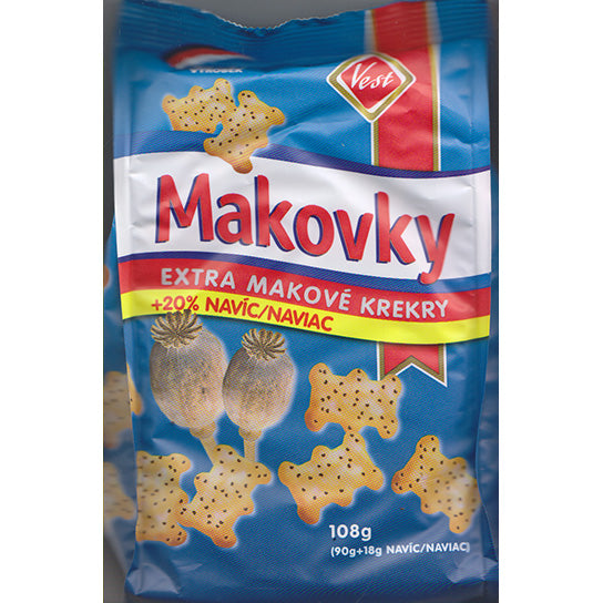 Poppy seed crackers Makovky Vest