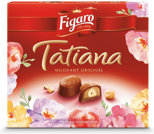 Tatiana Pralines with hazelnut in milk chocolate
