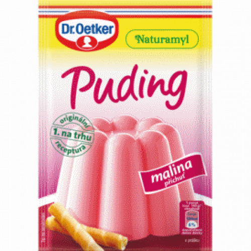 Pudding raspberry Dr.Oetker (Malinovy puding)