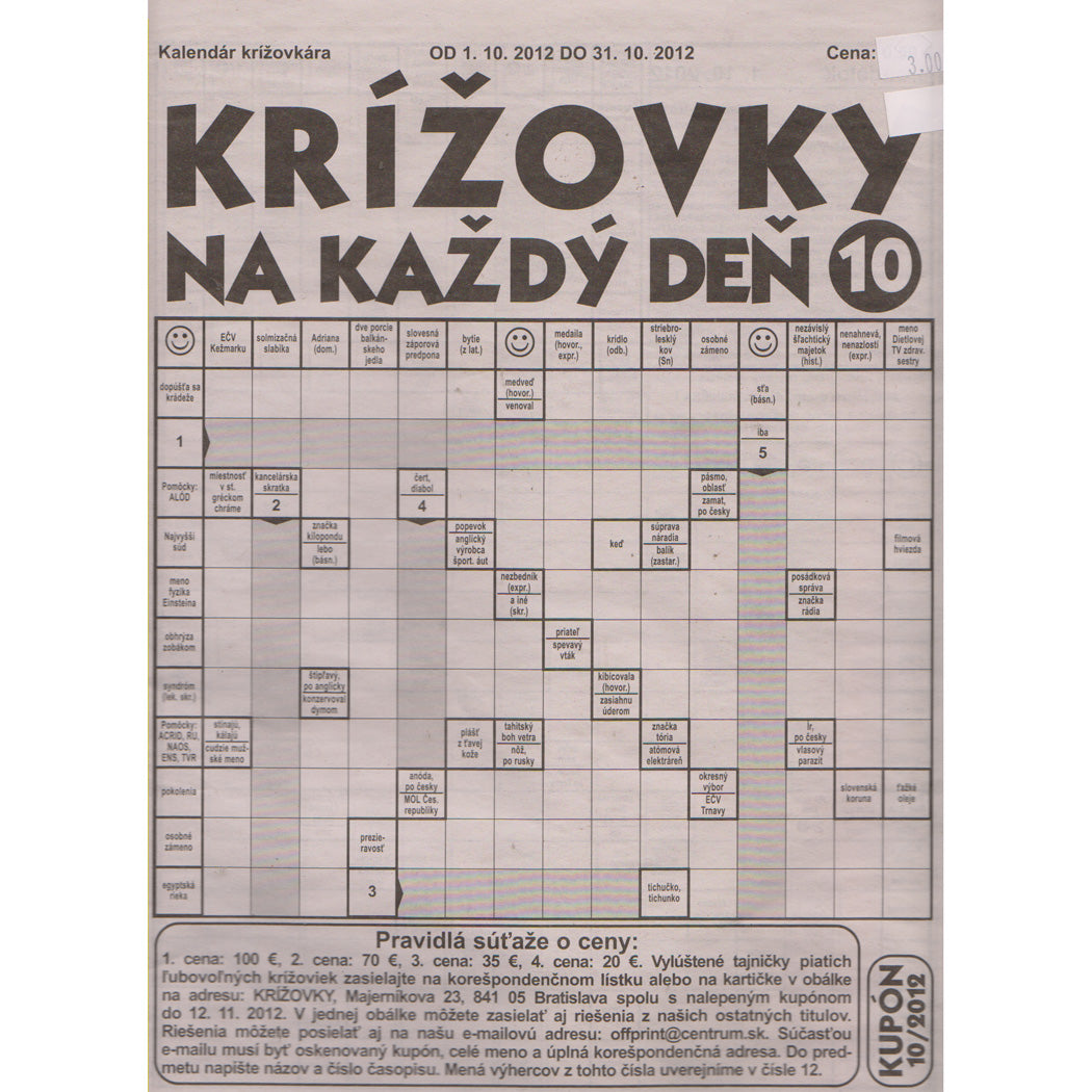 Krizovky na kazdy den - 6 month subscription