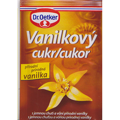 VANILLA sugar Dr. Oetker (Vanilkovy cukr)